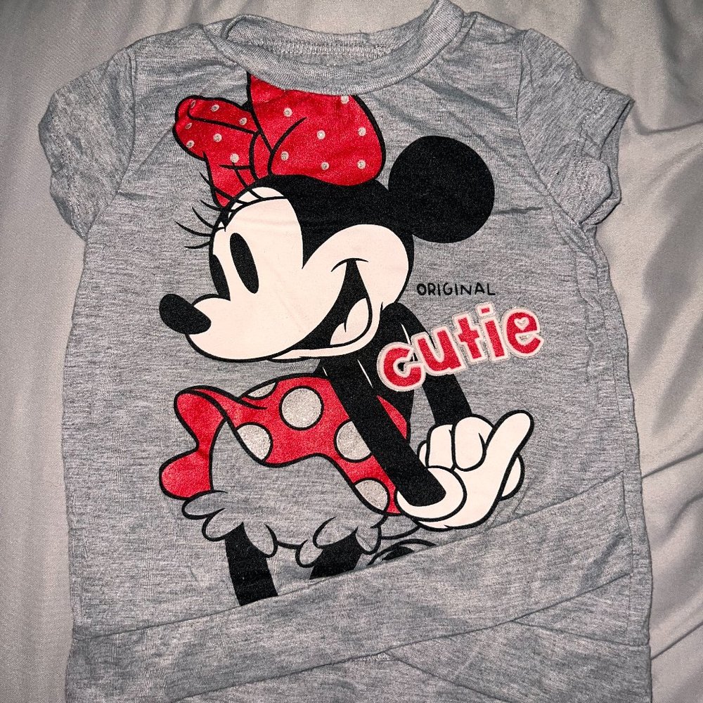 Lot 2 Disney Minnie Mouse Clothing Top Skirt 3t